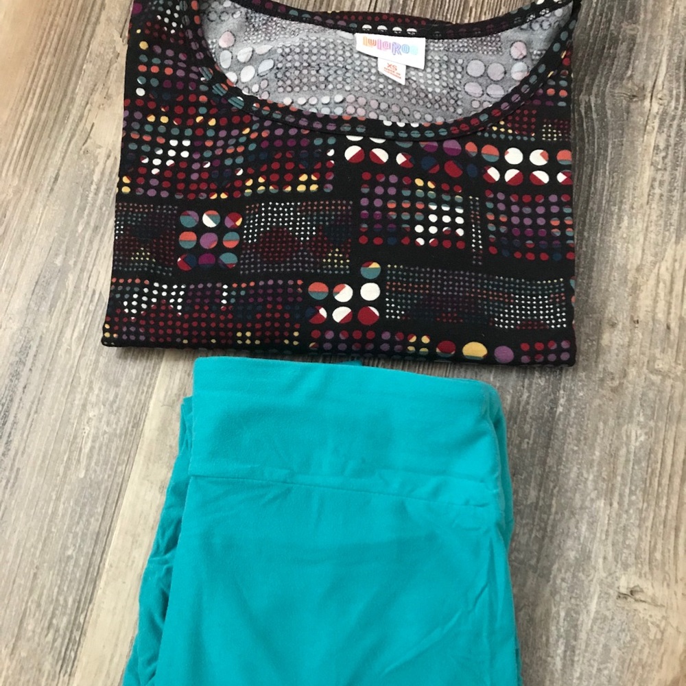 LuLaRoe Irma and Leggings Set